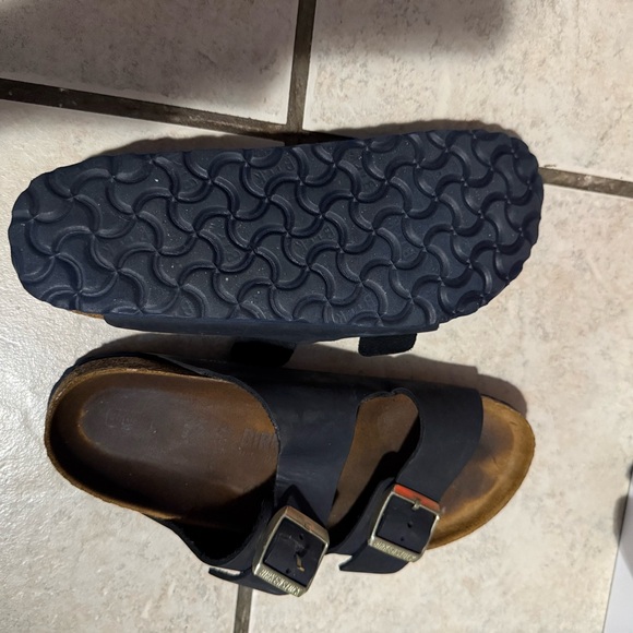Birkenstock Navy Blue Sandals - Picture 2 of 2